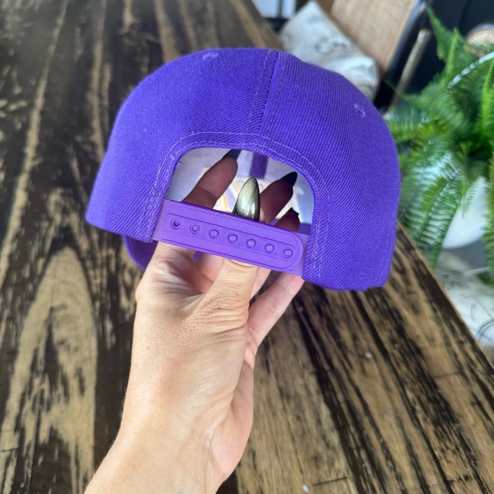 💫 Custom – Purple & Yellow “MVP” Hat 💜💛